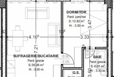 Apartament cu 2 camere semidecomandat în Central - 1