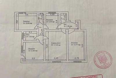 Apartament cu 4 camere în Central - 1