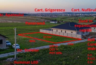 Teren 511mp în Cihei cu PANORAMĂ spre Oradea - UTILITĂȚI, P.U.Z., C.U. - 1