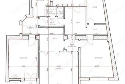 Apartament cu 4 camere semidecomandat în Central - 3
