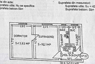 Apartament cu 2 camere semidecomandat în Central - 15