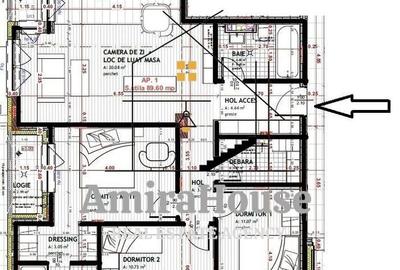 Apartament 4 camere cu CF, 90 mp utili, incalzire in pardoseala, Floresti Oncos - 2
