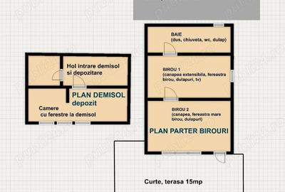 De vanzare spa?iu central, mobilat, depozit, terasa Pite?ti Republicii - 7