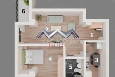 Apartament cu 4 camere semidecomandat în Central - 2