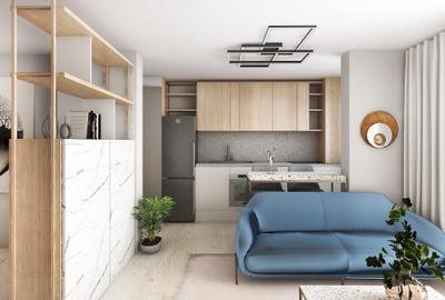 Studio 36mp utili, balcon 6mp, Calea Surii Mici-Magnolia - 2