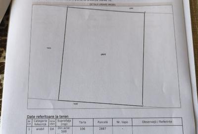 Teren Construcții intravilan de 500 mp, în Obor - 2