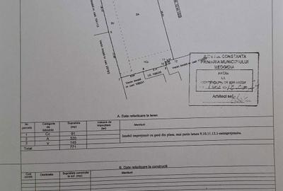 Teren de 771 mp, în Valea Dacilor - 1
