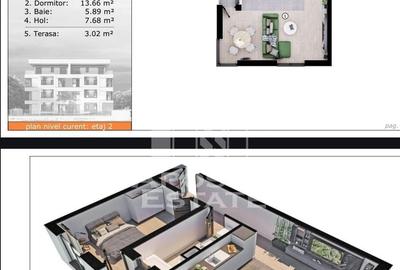 Apartamente cu 2 camere, etaj intermediar, bloc nou, Torontalului - 11