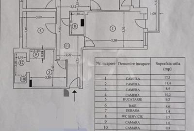 4 camere+Boxa | Bloc Anvelopat |Calea Rahovei - 12