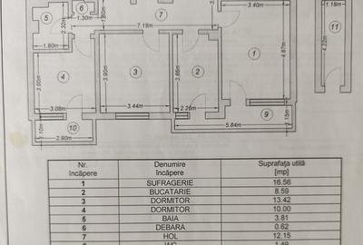 Apartament cu 3 camere decomandat în Central - 6