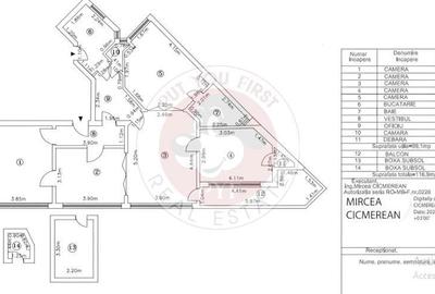 Apartament cu 4 camere semidecomandat în Victoriei