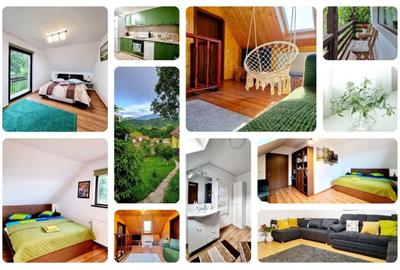 DE VANZARE casa cu vedere la Crestele Bucegilor - Moieciu de Jos, judet Brasov - 1