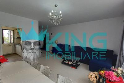 Apartament cu 3 camere semidecomandat, mobilat în Fundeni
