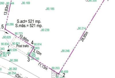 Teren 521mp, cartier nou, aproape de canalul Bega, Ghiroda