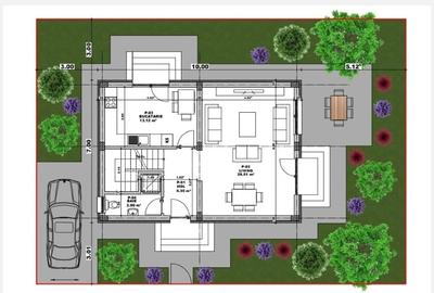 Casă individuală cu 4 camere cu Canalizare în Central - 9