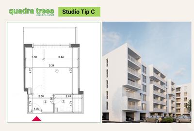 Bloc Nou, STUDIO de vânzare - zona Drumul Taberei. Direct Dezvoltator!