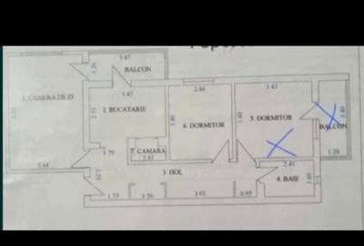 Apartament cu 3 camere decomandat în Exterior Vest - 1