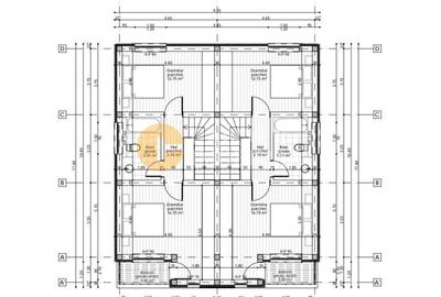 Duplex cu 3 camere cu Canalizare în Miroslava - 10