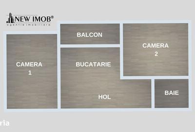 Apartament cu 2 camere decomandat în Ultracentral