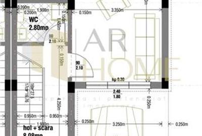 Duplex cu 4 camere cu Canalizare în Central - 13