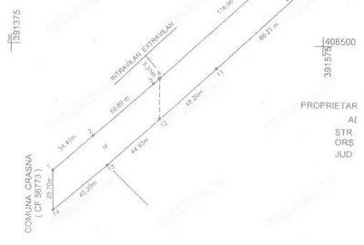 Vanzare teren 5000 mp, intravilan+extravilan, in comuna Crasna - 2
