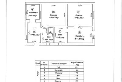 Apartament cu 3 camere decomandat, mobilat în Lipovei - 8