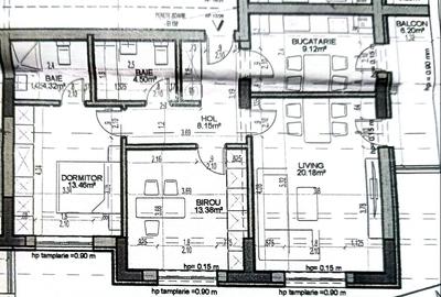 Apartament cu 3 camere decomandat, mobilat în Theodor Pallady - 13