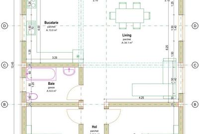 Casă individuală cu 3 camere cu Canalizare în Exterior Vest - 14