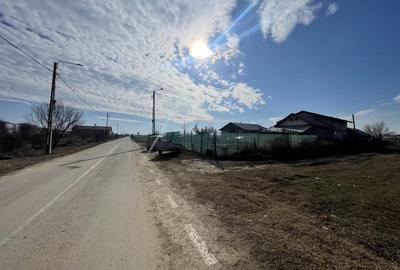 Domnesti, Teghes, teren in suprafata de 21278mp, deschidere 41ml, gaz si curent