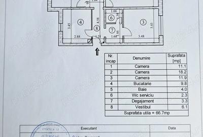 Apartament 3 camere de vanzare Tractoru, Bra?ov Apartament 3 camere de vanzare Tractoru, Bra?ov - 1