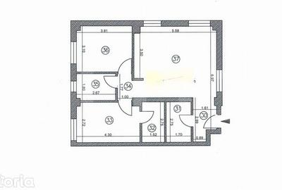 Apartament cu 3 camere în Șcheia - 1