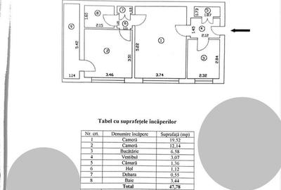 Apartament cu 2 camere în Central - 2