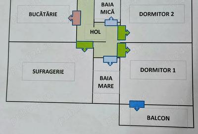 Apartament cu 3 camere decomandat în Steaua - 1