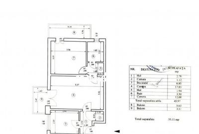 Apartament 2 camere Titan - 1