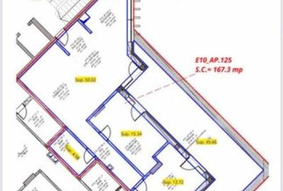 Apartament cu 3 camere decomandat în Central - 2