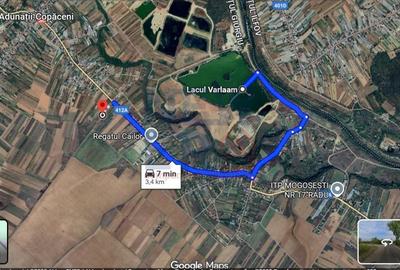 De Vanzare Teren 400 mp cu Autorizatie de contructie  Adunatii Copaceni  Giurgiu - 4