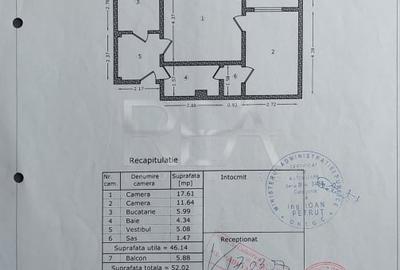 Apartament cu 2 camere circular, mobilat în Titan - 16