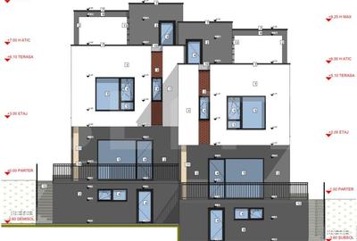 Case cuplate, cu pompa de caldura, panouri fotovoltaice, terasa, zona Vivo - 12