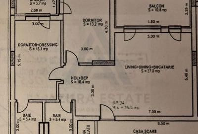 Apartament cu 3 camere în Lazaret - 7