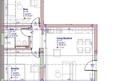 Apartament cu 3 camere semidecomandat în Central - 9