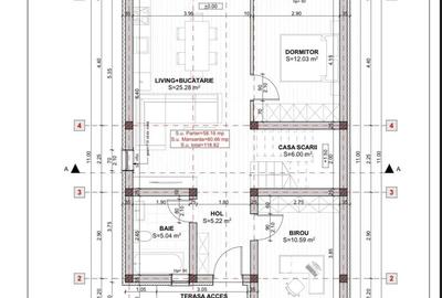 Casă cu 3 camere în Giroc
