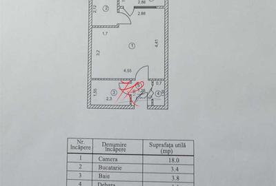 Titan, vanzare garsoniera decomandata sector 3 - 1