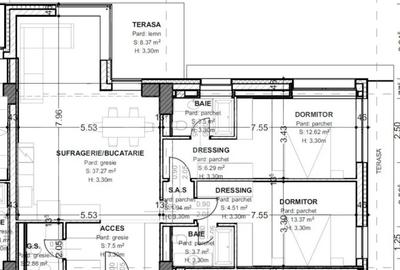 Apartament cu 3 camere decomandat în Central