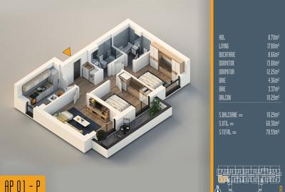 Neofort 84 - Reducere limitata: Apartament familie, modern, incalzire pardoseala - 14
