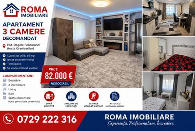 Apartament cu 3 camere decomandat în Est - 1