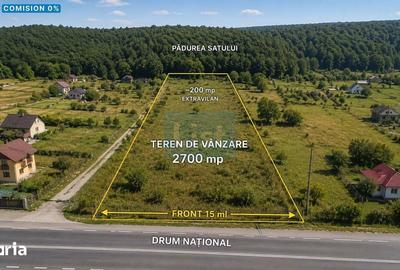 Teren de 2700 mp, în Gilău