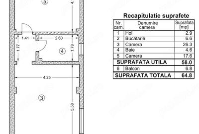 Apartament cu 2 camere semidecomandat în Vest - 2