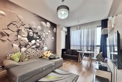 Apartament cu 2 camere semidecomandat, mobilat în Nord