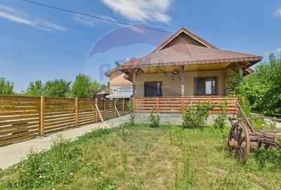Hala, teren 5000 mp si casa in Potlogi- 38 km pana in Bucuresti - 25