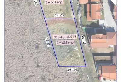 Teren Construcții intravilan de 681 mp, în Paleu